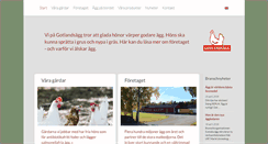 Desktop Screenshot of gotlandsagg.se